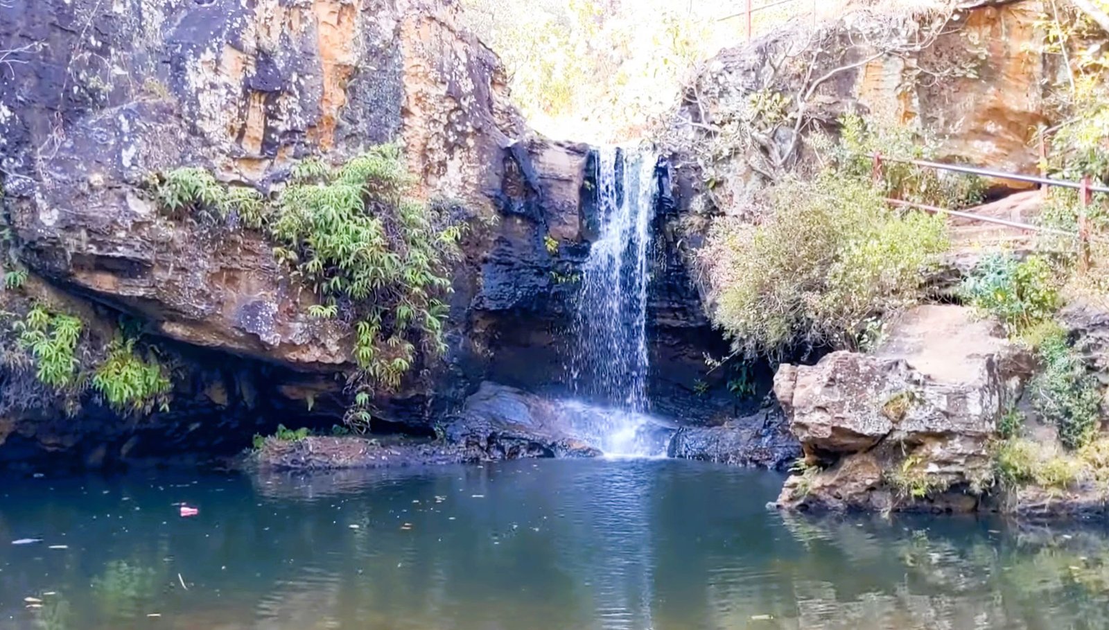 Relax by the water at Apsara Vihar in Pachmarhi