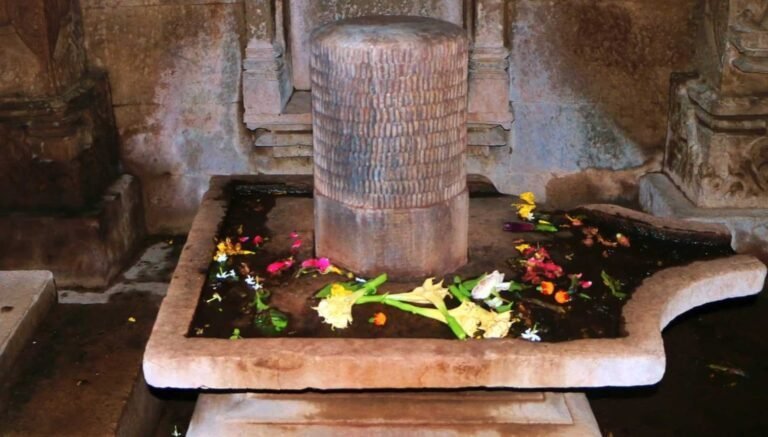 Shiva Linga inside the Duladeo Temple