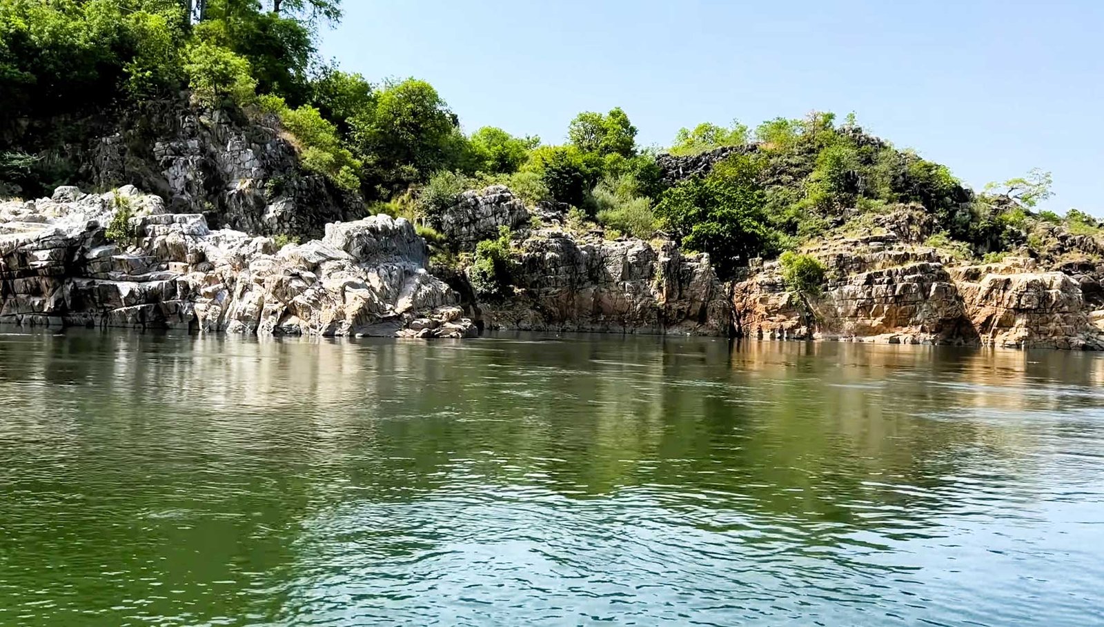 Marble rocks in Jabalpur